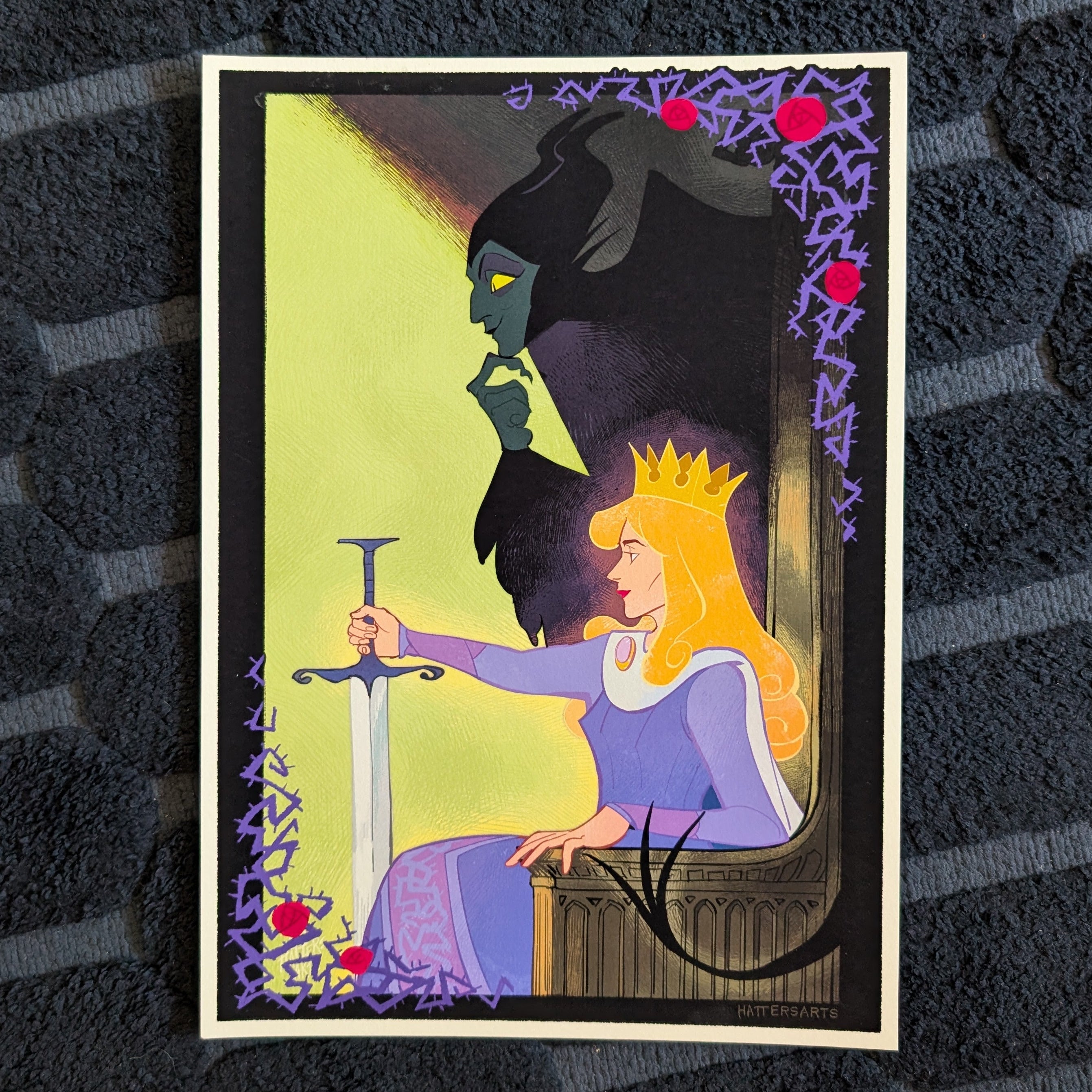 Sleeping beauty - Throne A4