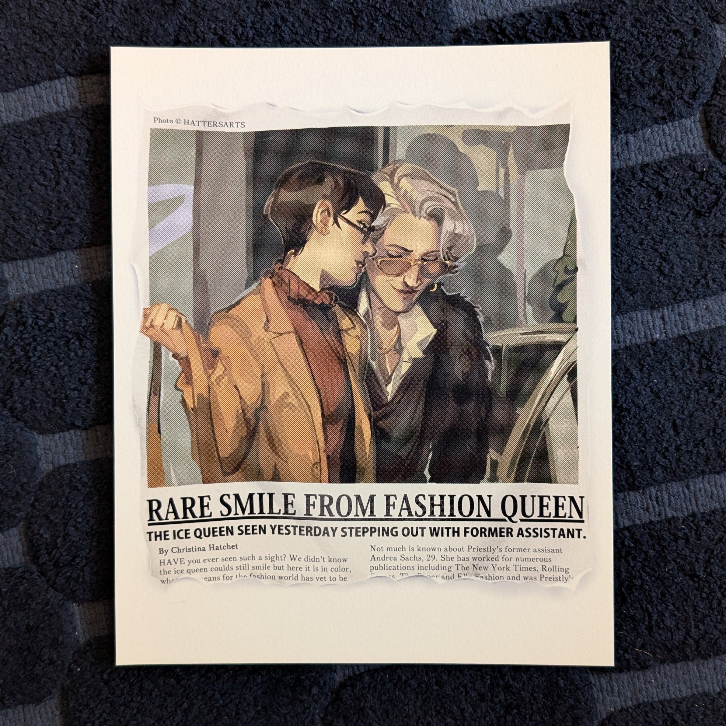 Mirandy - Newspaper 8"x10"