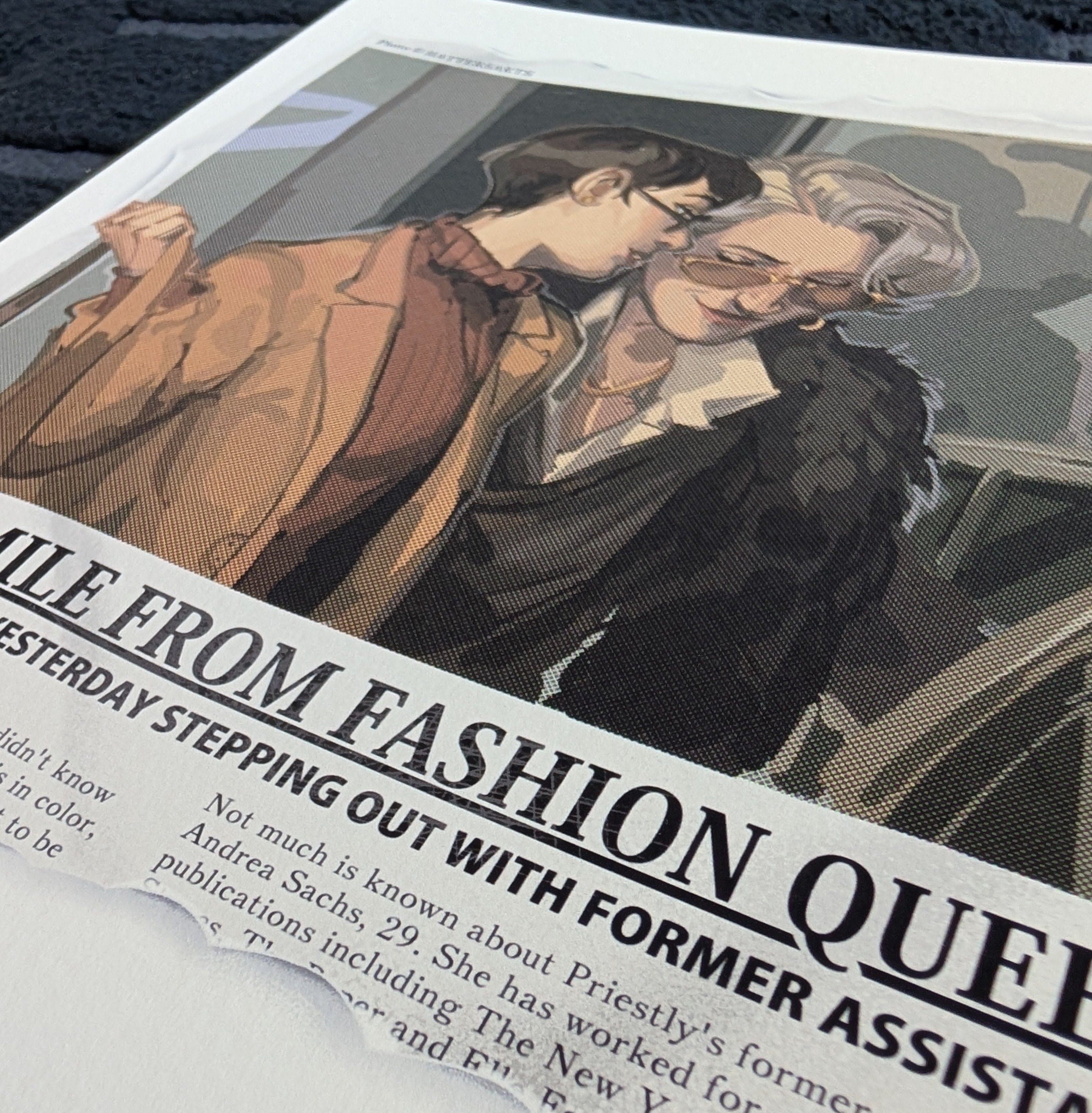 Mirandy - Newspaper 8"x10"